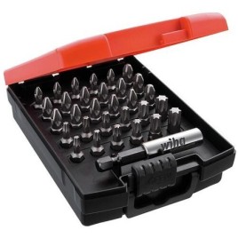 Bit-Set Wiha®, Pozidriv, Torx® 25 mm, 32 pièces, 1/4"