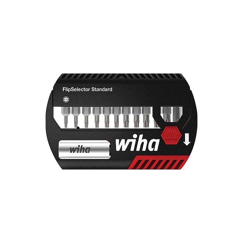 Bit-Set Wiha®, Torx® avec alésage, 25 mm, 14 pièces, 1/4"