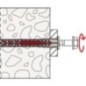 Chevilles à tige longue Fischer DuoXpand acier inoxydable A4 hexagonales 10x80 FUS UE :  50