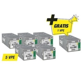 Offre promotionnelle Spax vis à fixation rapide GIX B - composée de : 5 x 94 080 66 + 1 x 94 080 66 gratuit