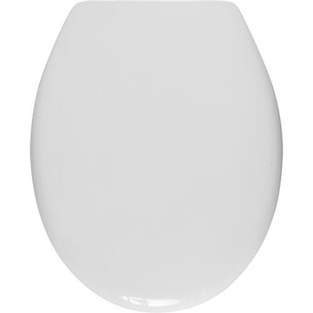 Abattant WC Corsica, thermoplastique, charnières à étrier en inox lxp : 365x439 mm