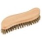 Brosse en laiton, bois, forme S, laiton