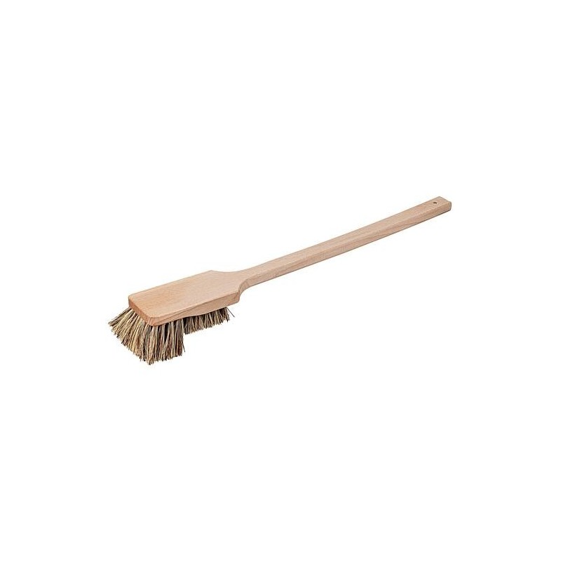 Brosse à manche, bois, longue, grande