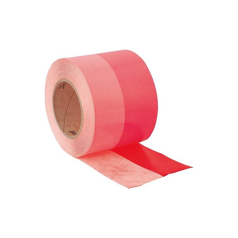 Bande adhésive pour plinthes, autocollante, rouge (L x l) 10m x 10cm