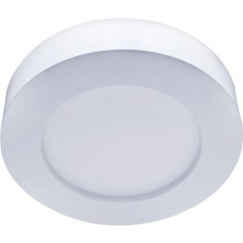 Plafonnier LED encastré et apparent rond, 15W 1500lm D 220mm dimmable