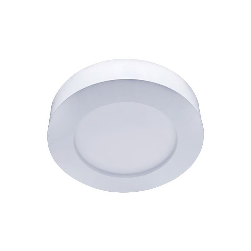 Plafonnier LED encastré et apparent rond, 15W 1500lm D 220mm dimmable