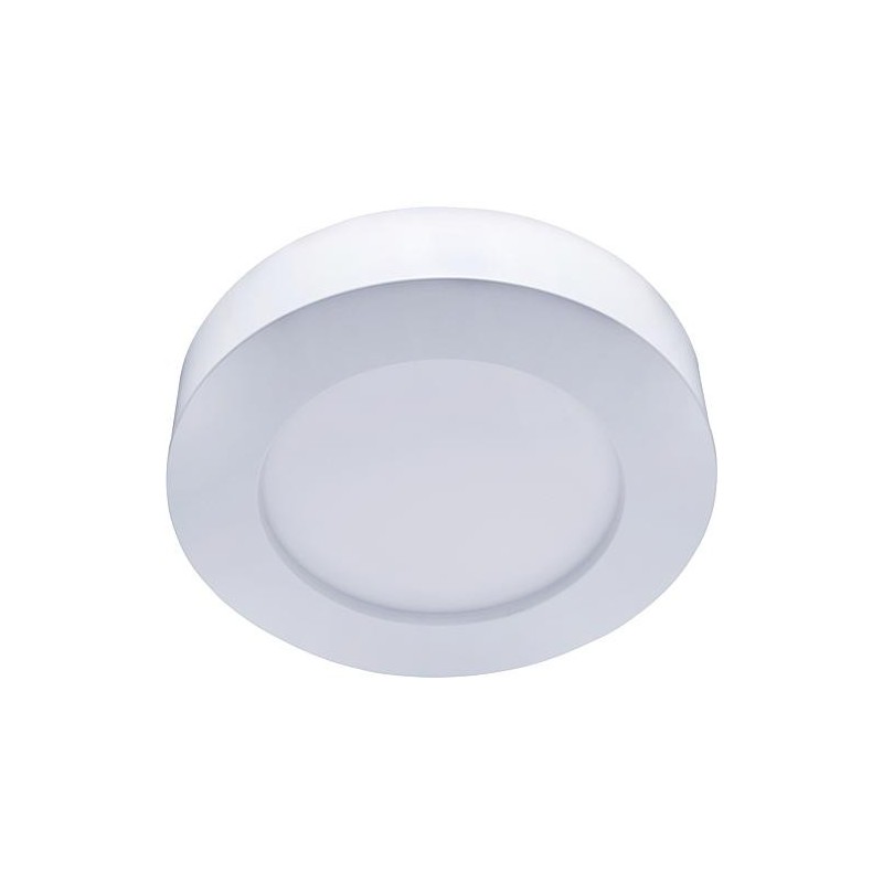 Plafonier LED encastré et apparent rond, 18W 1820lm D 220mm dimmable