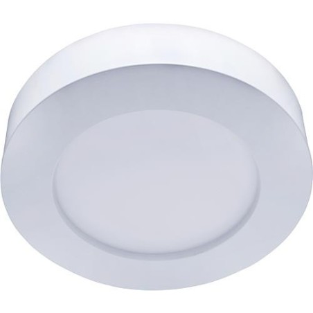 Plafonier LED encastré et apparent rond, 18W 1820lm D 220mm dimmable