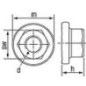 Écrous hexagonaux avec bride Cl.8 DIN 6923 galv. M 10 conditionnement : 500