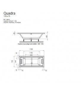 Baignoire Quadra