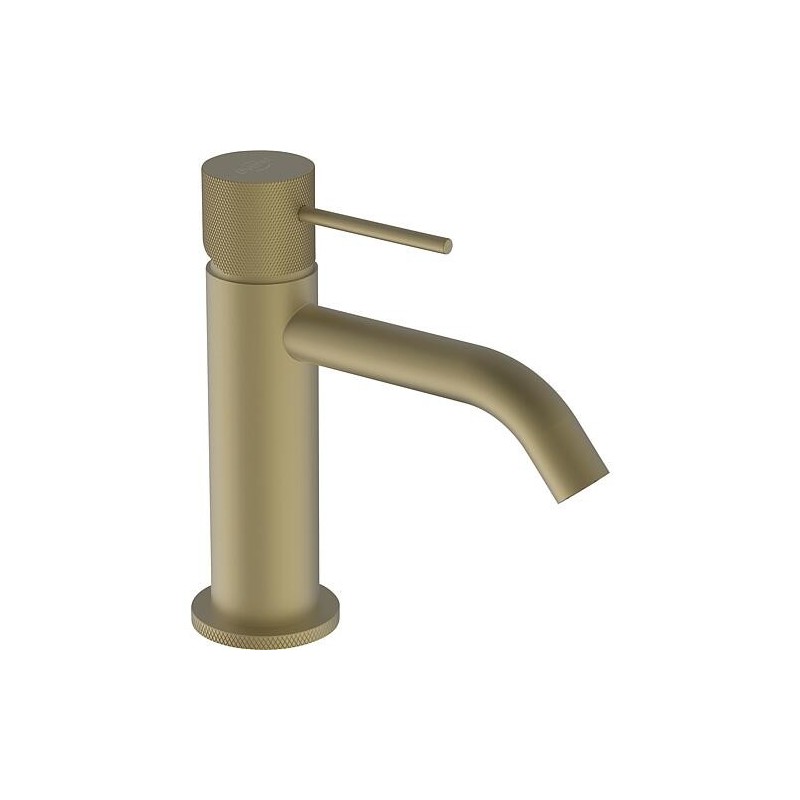 Mitigeur de lavabo Comallo avec robinet à cliquet Soft Brass