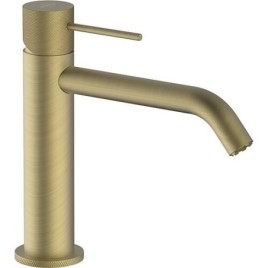 Mitigeur de lavabo Comallo medium avec vidage à tirette Soft Brass