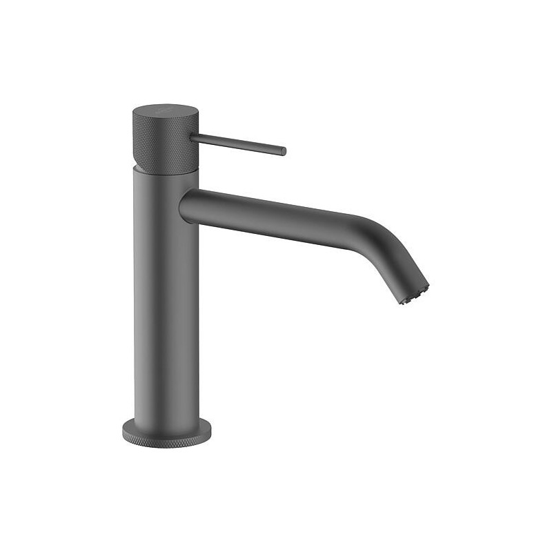 Mitigeur Comallo medium avec bonde de lavabo graphite