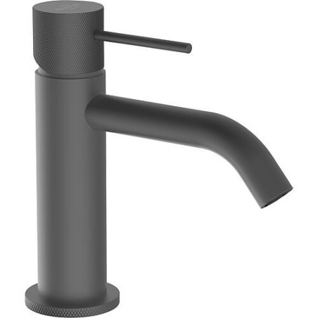 Mitigeur de lavabo Comallo avec robinet à cliquet Graphite