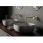 Mitigeur lavabo mural Comallo Soft Brass