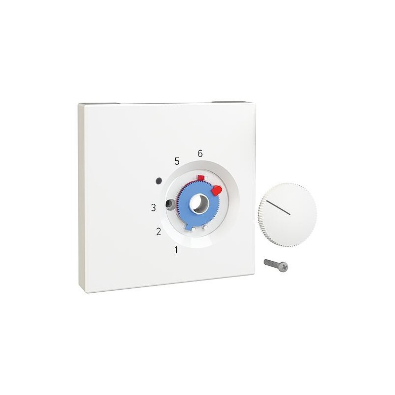 Set de couvercles pour thermostat d’ambiance, blanc trafic brillant, JZ-001.320/BJ