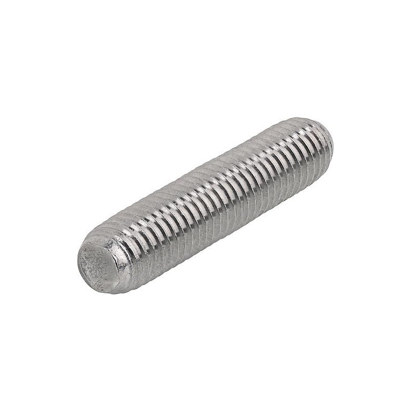 Threaded pin, stainless steel A2