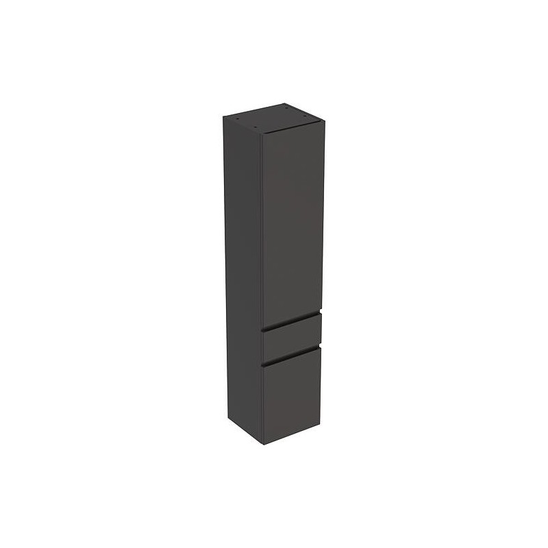 Armoire haute Geberit Renova Plan 2 portes, 1 tiroir, 390x1800x360 mm mat