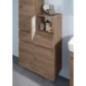 Armoire haute Geberit Renova Plan 2 portes, 1 tiroir, 390x1050x360 mm noyer hickory