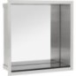 Niche murale lxhxp: 324x324x100 mm paroi arrière miroir