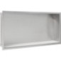 Niche murale lxhxp: 624x324x100 mm paroi arrière inox