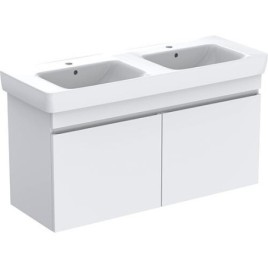 Meuble sous vasque+vasque céramique Geberit Renova Plan 1300x616x480 mm blanc