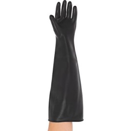 Gant latex CHEMO, noir, extra fort, taille XL, la paire