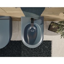 Bidet mural Elanda en céramique, blanc mat