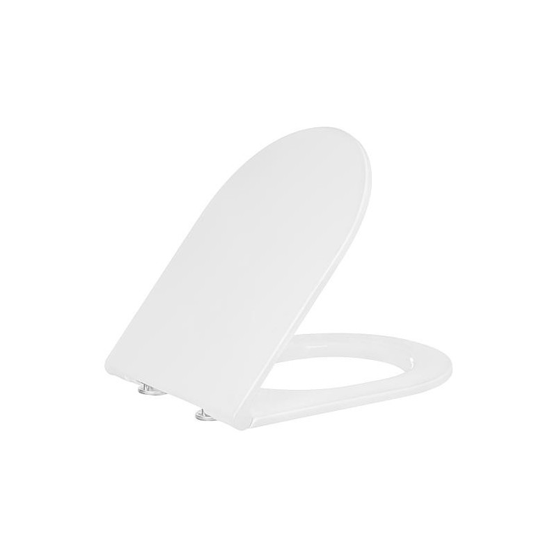 Abattant WC Elanda avec Softclose en plastique thermodurcissable, blanc mat