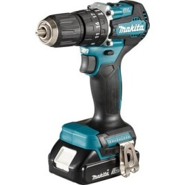 Perceuse-visseuse à percussion sans fil Makita 18V DHP487RAJ avec 2x 2 Ah batteries et chargeur