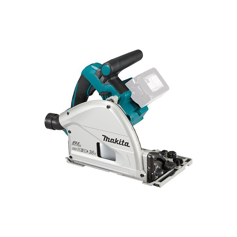 Scie plongeante sans fil Makita 2x18V DSP600ZJ, sans batterie ni chargeur