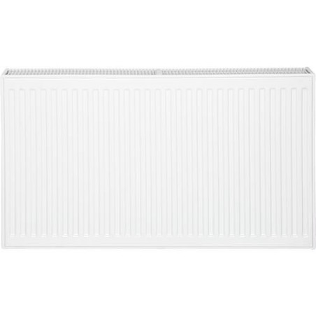 Radiateur profilé PLATTELLA V6 L raccordement standard 6-raccprds. Type 22/900/900. couleur blanc RAL 9016