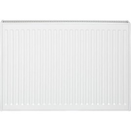 Radiateur profilé PLATTELLA V6 L raccordement standard 6-voies, type 21/400/1400, couleur blanc RAL 9016