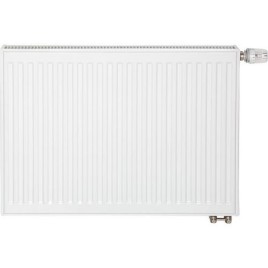 Radiateur profilé PLATTELLA V6 L raccordement standard 6-voies, type 21/400/1400, couleur blanc RAL 9016