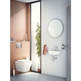 Lave-mains VitrA Integra avec trou robinet 370 x 220 mm HL gauche avec trop-plein blanc