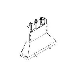 Corps de base Hansgrohe pour robinetterie de baignoire 4 trous pour montage sur bord de baignoire avec boîtier Secuflex