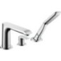 Mélangeur baignoire 3 trous Hansgrohe Metris saillie 194 mm chrome