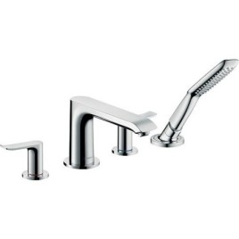 Mélangeur baignoire 4 trous Hansgrohe Metris saillie 211 mm chrome