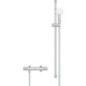 Set Thermostat de douche Grohe Grohtherm 500 avec barre de douche 600 mm, douchette Ø 100 mm et flexible de douche chrome