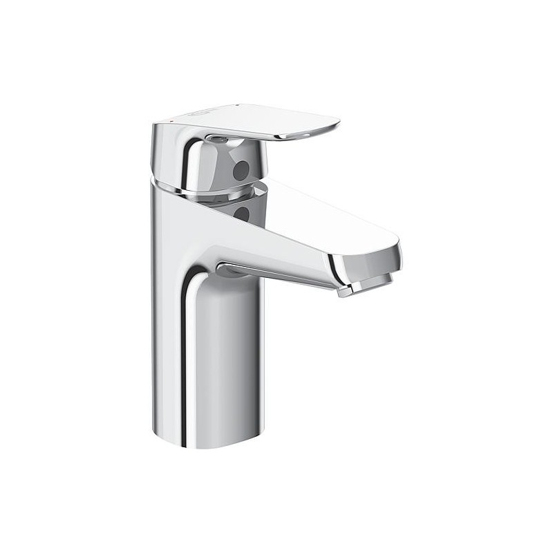 Mitigeur lavabo Ideal Standard Ceraflex, saillie de 144 mm, chromé, sans garniture d’écoulement