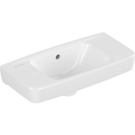 Lave-mains Villeroy & Boch NEWO carré 500x155x240 mm, trou robinet gauche et droite pré-perforé