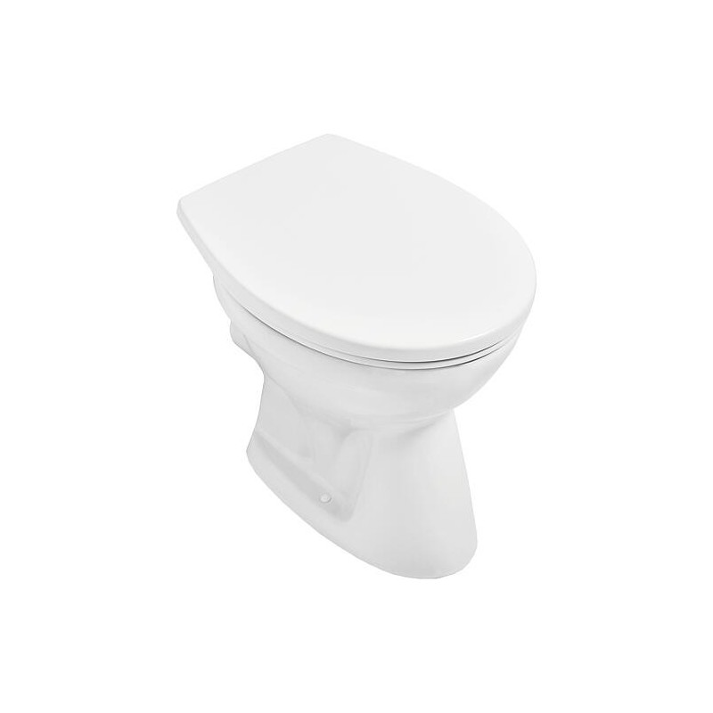 WC Villeroy & Boch NEWO sur pied sans bord de rinçage, sortie horizontale