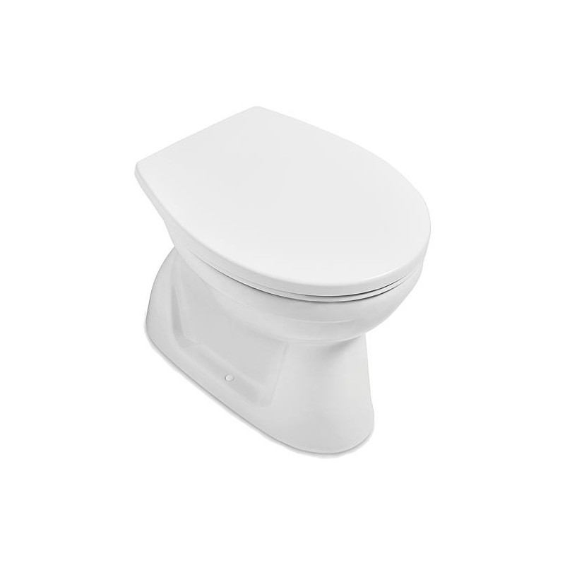 WC suspendu Villeroy & Boch NEWO sans rebord, sortie verticale