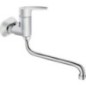 Mitigeur d’évier mural Heinrichschulte Alpha 350 Bec orientable Saillie 330 mm chrome