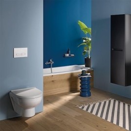 Combi-Pack Duravit No.1, sans rebord, avec Softclose, blanc