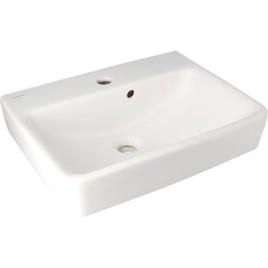 Lave-mains Geberit Renova Plan, l x h x p : 480 x 165 x 380 mm, blanc