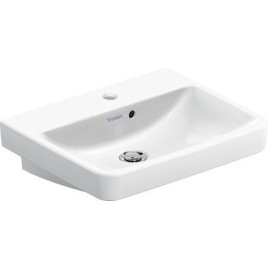 Lave-mains Duravit No. 1 lxHxP: 500 x 145 x 400 mm, avec trop-plein lateral, avec 1 trou robinet, blanc