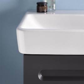 Lave-mains Duravit No. 1 lxHxP: 500 x 145 x 400 mm, avec trop-plein lateral, avec 1 trou robinet, blanc