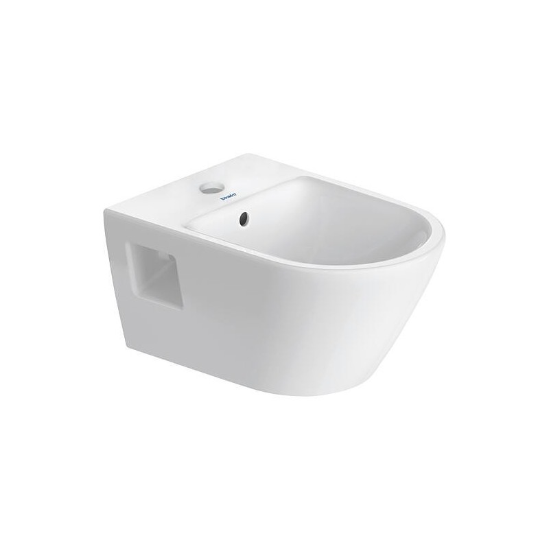 Bidet suspendu Duravit D-Neo, l x H x P : 360 x 270 mm, blanc