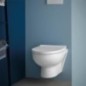 Abattant WC Duravit No. 1 avec Softclose, charnières inox, blanc